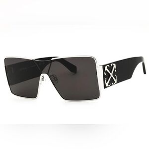 Off-White Unisex Man’s / Women’s sunglasses OERI14G ASPEN 7207 Silver/Dark Grey